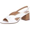 Soffice Sogno Sandalo spuntato in pelle con morsetto Tacco 6,5 cm