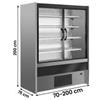 Frigo Murale Frutta, Verdura, Salumi, Bibite e Latticini Chioggia, Porte Battenti, -1°C/+5°C, Profondità 75 cm - Personalizzabile - Frigo Murale Salumi, Bibite e Latticini Chioggia, Porte Battenti, Larghezza 200 cm