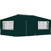 Vidaxl Gazebo Professionale con Pareti 4x6 m Verde 90 g/m²