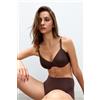 Intimissimi Reggiseno A Balconcino Francesca In Microfibra Ultralight Marrone