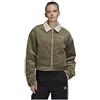 Adidas Corduroy Jacket, Giacca Sportiva Donna, Legacy Green/Clear Brown, 44