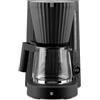 Alessi Plissé MDL14 B - Macchina per Caffè Filtrato di Design, Funzione di Avvio Automatico, in Resina Termoplastica, Spina Europea 1100 W, 150 cl, Nero