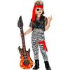 W WIDMANN MILANO Party Fashion - Costume da rock star, anni '80, membro di una band, rocker, costumi in maschera per bambini