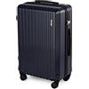 Compactor Set di 3 Valigie HYBRID LUGGAGE TERRA Salvaspazio Blu (S/L/XL)
