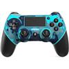 Hizynth Controller Wireless per PS4, Joystick Controller di Gioco Compatibile con PS4/PRO/Slim/PC, Gamepad con Doppio Vibrazione/6 Axis Gyroscope/Touch Panel/Cuffie Jack