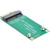 Cablecc Adattatore mSATA da 3 x 5 cm a 3 x 7 cm Mini PCI-e SATA SSD per Asus Eee PC 1000 S101 900 901 900A T91