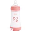 CHICCO (ARTSANA SPA) CHICCO BIBERON P5 240ML MED SILICONE GIRL