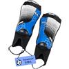 Hudora parastinchi con Protezione per la Caviglia - Parastinchi Comodi con Schiuma - Parastinchi da Calcio con Protezioni per Caviglie Taglia S/M/L