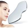 BEAHING Acciaio inossidabile gua sha con denti, strumenti per il viso GUA sha liscio, pettine portatile di Gua sha per anti -cellulite, muscoli a sollievo dal dolore