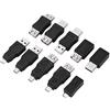 Bewinner Confezione da 10 adattatori Multipli USB 2.0 Convertitori Micro/Mini Maschio Femmina Connettori Adattatore Maschio USB a Femmina, adattatori USB a USB