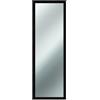 Lupia - Specchio da Parete Mirror Rainbow 38x121 cm Colore Nero Lungo, specchiera Colorata per Camera da Letto, Soggiorno, Ingresso, Verticale o Orizzontale