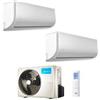 Midea Climatizzatore Condizionatore dual MIDEA SERIE XTREME 12000+12000 BTU M20-18FN8-Q 12+12 GAS R32 NEW MODEL!!!!!! Wifi Integrato