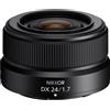 NIKON NIKKOR Z DX 24mm f/1.7 - GARANZIA UFFICIALE NITAL 4 ANNI