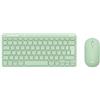 Trust Set tastiera e mouse wireless con ricevitore Trust Lyra verde 24943