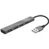 Trust Halyx USB 2.0 480 Mbit/s Alluminio TRU23786