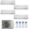 DAIKIN CONDIZIONATORE DAIKIN PERFERA ALL SEASONS QUADRI SPLIT 7000+7000+9000+9000 BTU INVERTER 4MXM80 A++ WIFI