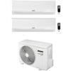 AERMEC Kit condizionatore dual split Aermec, unità esterna + 2 unità interne, 12000+9000 BTU, MPG420 + SPG250W + SPG350W [06021000]