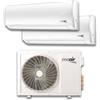 MCAIR Kit Condizionatore Dual 12000+9000 BTU Mcair MA9032M+1232M gas R32-smart [05183]