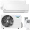 PANASONIC Kit condizionatore 12000 + 12000 BTU dual split serie TZ Panasonic CU-2Z50TBE + (2) CS-TZ35ZKEW [05104]