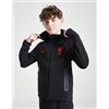 Nike Felpa con Cappuccio Fleece Tech Liverpool FC Junior, Black/Black/Black/Gym Red