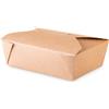 Lunch box 750 ml in cartoncino bio - 14x10x5 cm avana