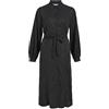 Object Objtilda-Maglietta a Maniche Corte, Taglia L/S Abito Camicetta, Nero, 42 Donna