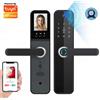 Tuya Serratura Biometrica per Porta Smart WiFi con Spioncino e Schermo