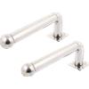 HR ALF-30L Supporto per barriera a infrarossi in acciao inox, compatibile con AB-60 - HR