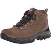 Columbia Newton Ridge Plus II Camoscio Impermeabile, Scarpe da Escursionismo Uomo, Marrone Scuro Grigio Scuro, 43 EU Larga