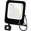 Aigostar Faro proiettore Led 100W Nero da esterno IP65 Bianco neutro 4000K con sensore crepuscolare e di movimento Aigostar