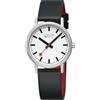 Mondaine Orologio Analogico al Quarzo Uomo con Cinturino in Pelle MSE40610LB