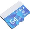 Bewinner Scheda TF, scheda di memoria ad alta velocità classe 10, impermeabile, resistente agli urti, mini scheda di memoria per fotocamere, telefoni cellulari, lettori MP3, droni,