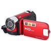 Dpofirs Videocamera Digitale, Rotazione Full HD 270 ° Videocamera ad Alta Definizione 1080P 16X Videocamera per riprese Professionali per Picnic all'aperto(Rosso)