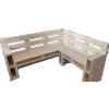 Pallet panchina angolare