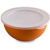 Omada Design Contenitore per Alimenti Rotondo con Coperchio, Antibatterica da 1,5 Lt, in plastica, Infrangibile, lavabile in Lavastoviglie, Linea Sanaliving