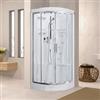 Novellini New Holiday R 90 Box Idromassaggio - Rubinetteria : Miscelatore Meccanico - Profilo : Bianco - Vetro : Trasparente - Tettuccio : Senza Tettuccio