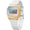 ICE-WATCH digit retro White majestic - Orologio bianco da Donna con Cinturino in plastica - 022718 (Small)