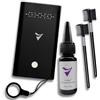 Aura Monaco V-Light - Set di extension per capelli con V-Light, set di extension per capelli UV, con colla per capelli e strumento V-Light