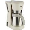 Korona 10225 Caffettiera | grigio sabbia/crema | Macchina a filtro | con thermos | 8 tazze | 800 Watt