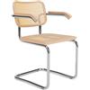 KNOLL set da 4 sedie con braccioli CESCA by Marcel Breuer