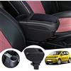 GAFAT V-W UP/Seat MII/Citigo 2013-2022 2023 - Braccioli per console centrale, con vano portaoggetti e portabicchieri (nero)