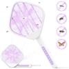 EVERSEE Racchetta Zanzare Elettrica Ricaricabile 4000V - Racchetta Antizanzare Ricaricabile Pieghevole Racchetta Mosche Elettrica Paletta Zanzare, Ammazza Zanzare Elettrico Scacciamosche da Interno ed Esterno