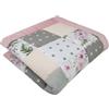 Medi Partners Coperta per neonati 100% cotone 100x100cm multifunzionale Morbido spesso Tappetino da gioco Inserto per box