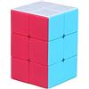 Kindpack OJIN MO FANG GE Cubo puzzle 2x2x3 2 strati Cubo puzzle 2x2x3 velocità Cubo liscio Gioco a cubetti per principianti (Senza Adesivo)