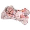 Antonio Juan Bambole | Sweet Reborn Luca con coperta floreale | Corpo in vinile sessuato e ponderato | 42 cm | Ref. 80325 - Collezione 2024