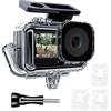 TELESIN Custodia impermeabile per DJI Osmo Action 5 Pro Action 4 Action 3, custodia subacquea Shell Cage supporta 45 M/148 FT immersioni subacquee snorkeling con staffa a sgancio rapido accessori