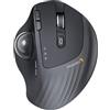ProtoArc Mouse Bluetooth Trackball EM01 NL, Wireless Ergonomico (Bluetooth+2.4G), Controllo Pollice, Angolo Regolabile, 5 DPI Regolabile per PC/Mac/Pad/Windows