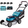 Makita DLM533 - Tagliaerba semovente a batteria - 4x18V/5Ah - Taglio 53 cm