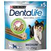 Dentalife PURINA DENTALIFE MEDIUM | Dolcetti per cani di medie dimensioni |5 Bastoncini da masticare | Carne | 115 g | Igiene orale