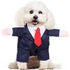 shengyi Vestiti per cani di piccola taglia, portatile, con papillon, camicia da sposa per cani, smoking formale, papillon per cani, per feste e matrimoni